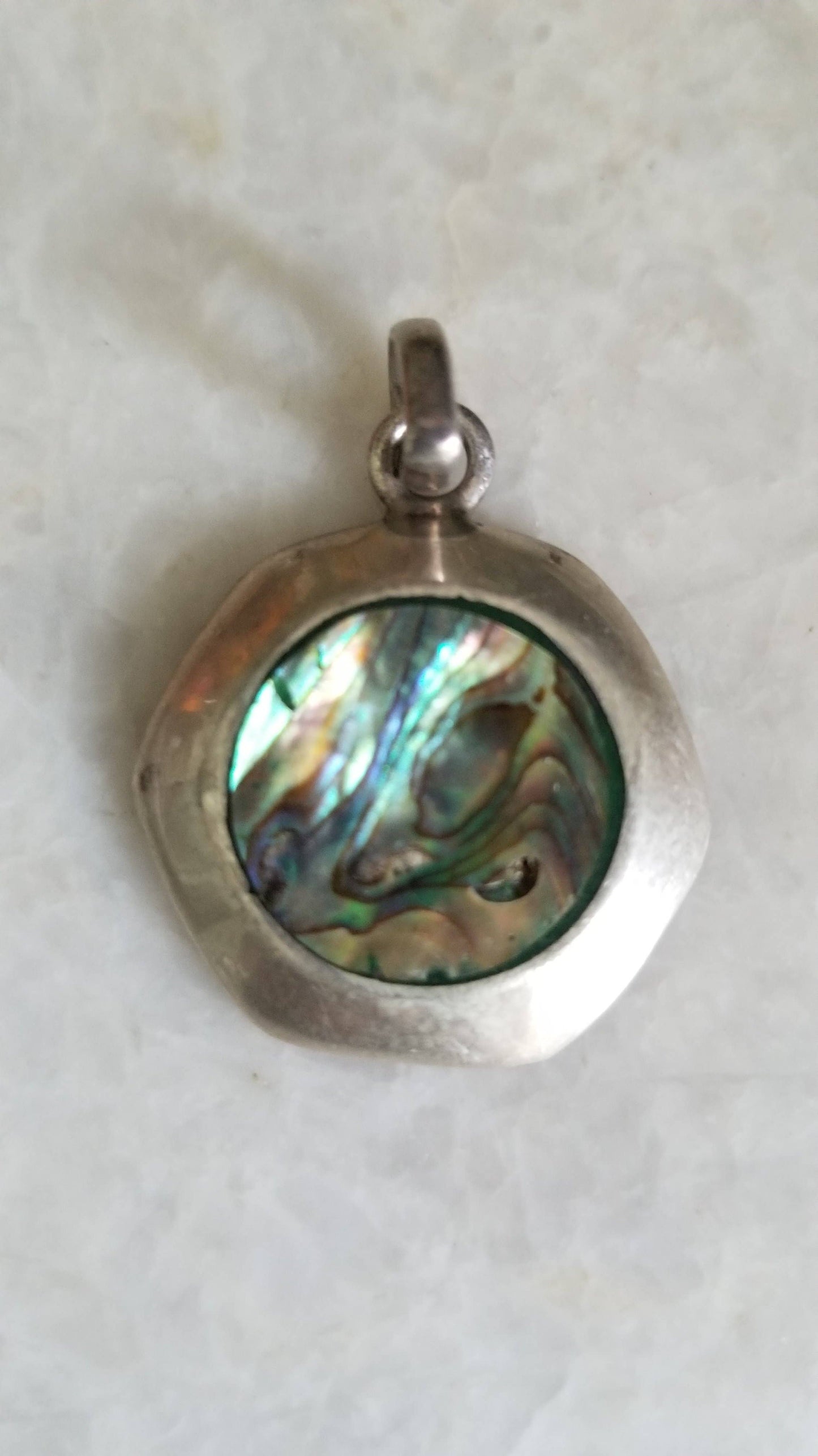 Handcrafted silver pendant gift