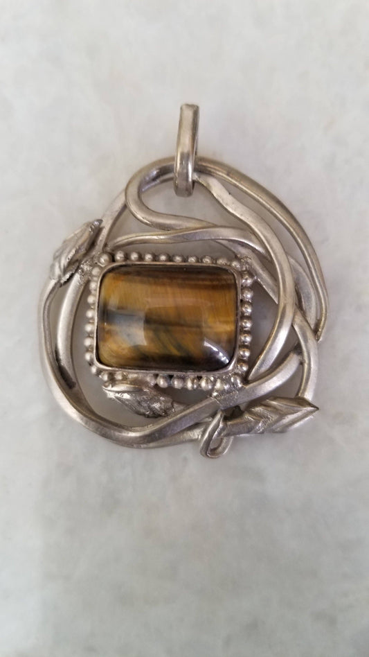Handcrafted silver pendant gift